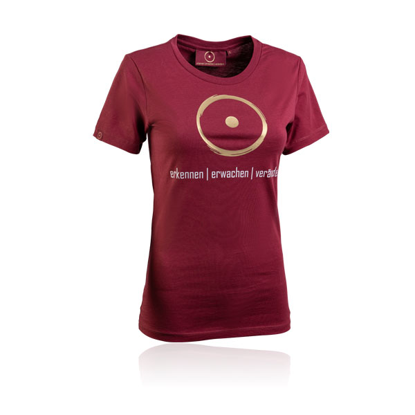 Frauen-T-Shirt im Zeichen der Wahrheit - Bio-Qualität - Rot